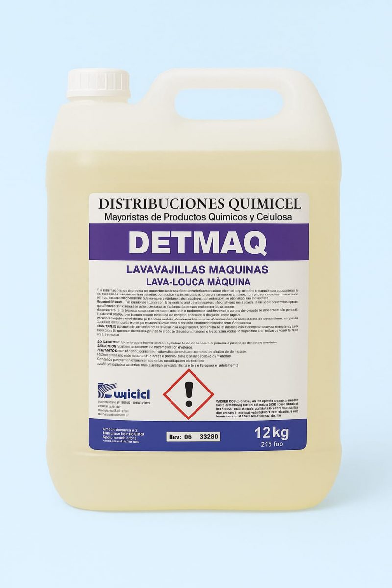 DETERGENTE MAQUINA LAVAVAJILLAS DETMAQ 12K