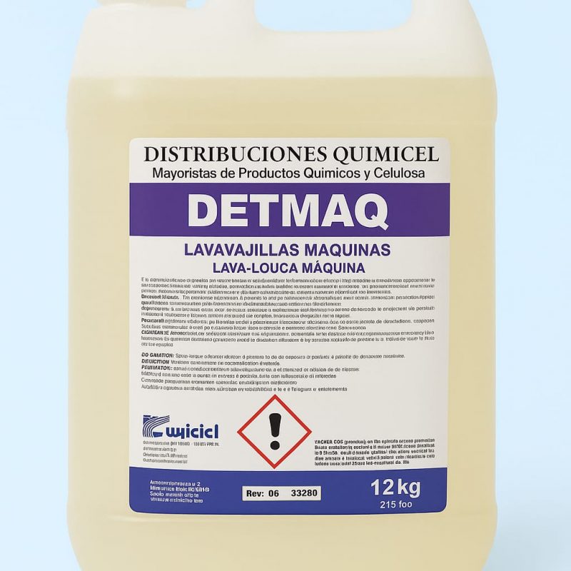 DETERGENTE MAQUINA LAVAVAJILLAS DETMAQ 12K