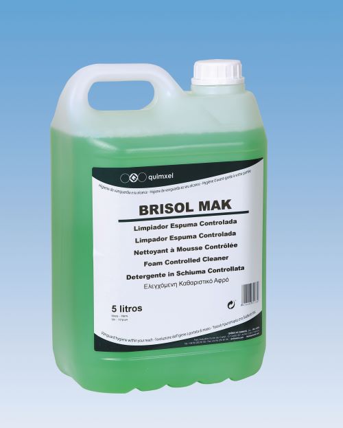 BRIXOL MAK 5L. DETERGENTE MAQUINA FREGADORA